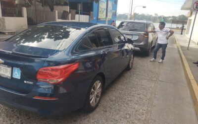 Accidente en Revolución: Hacen el «Trenecito»