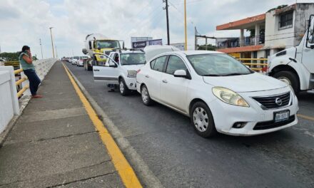 Le dieron por «Detroit» bajando el Puente Tuxpan