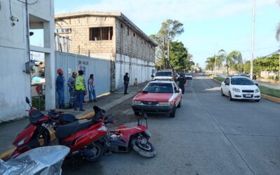 Carambola en la carretera a La Barra deja un lesionado leve