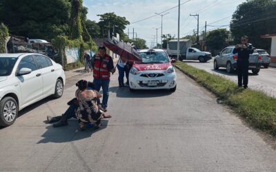 El Taxista del 412 atropella a un peatón en la López