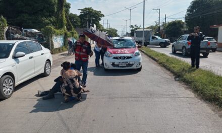 El Taxista del 412 atropella a un peatón en la López