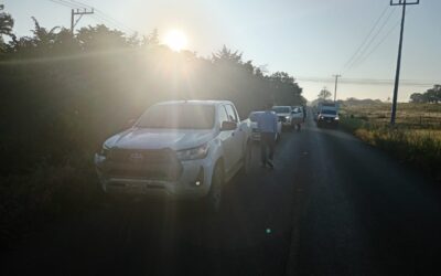 Accidente en la carretera Tuxpan-Tamiahua deja un lesionado; conductor se da a la fuga