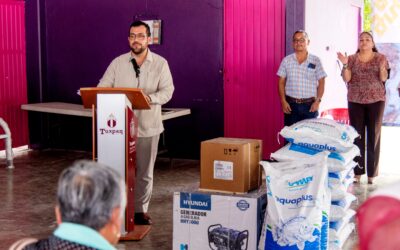 En Tuxpan se apoya la producción acuícola de tilapia para impulsar el desarrollo de las familias, las comunidades y cooperativas pesqueras