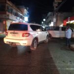 Aparatoso choque en la Zona Centro de Tuxpan