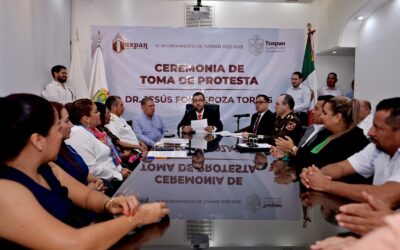 El Dr. Jesús Fomperoza Torres rindió protesta como presidente municipal de Tuxpan