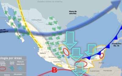 Tuxpan se encuentra en Alerta Gris, en Fase de Acción, por el paso del Frente Frío 10 y sus efectos