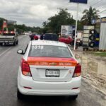 Accidente vehicular en el Libramiento Adolfo López Mateos; sin lesionados