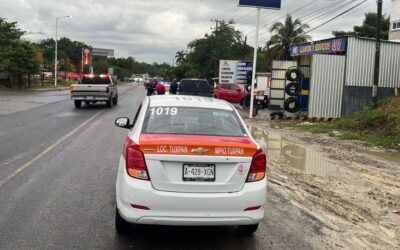 Accidente vehicular en el Libramiento Adolfo López Mateos; sin lesionados