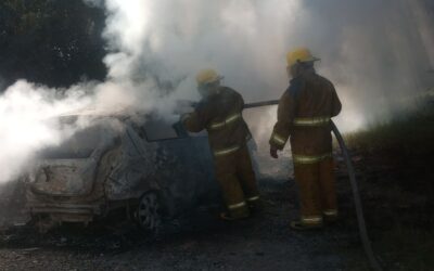 Se incendia automovil en Paises Bajos