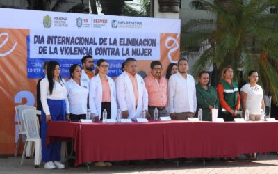 Con Lunes Cívico se conmemoró el Día Internacional de la Eliminación de la Violencia contra la Mujer