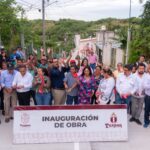 Se inauguran pavimentaciones con concreto hidráulico en las colonias Insurgentes y Cenecista