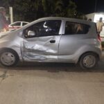 Gira en «U» y Provoca Accidente con un Taxi en la colonia 17 de Octubre