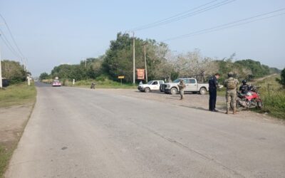 Otra vez chocan DOS MOTOCICLISTAS, esta vez en la Tuxpan-Tamiahua
