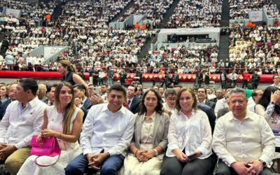 Rocío Nahle, presente en la toma de protesta de Gobernador de Chiapas