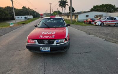 Accidente en la carretera a Cobos: Honda Accord y Taxi protagonizan colisión