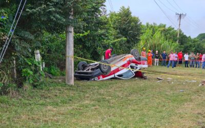 Taxista pierde la vida en trágico accidente en la autopista México-Tuxpan