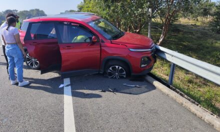 Choque en la autopista México-Tuxpan deja cinco heridos