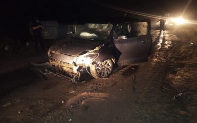 Rápido y Furioso Reto Barra Galindo: Pozaricense termina VOLCADA