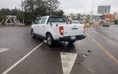Por falta de precaución, se llevó un Cilindro decorativo del Bulevar