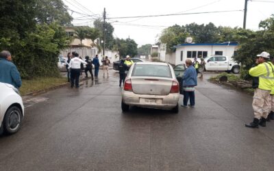 Accidente mañanero deja lesionados leves en la Ruiz