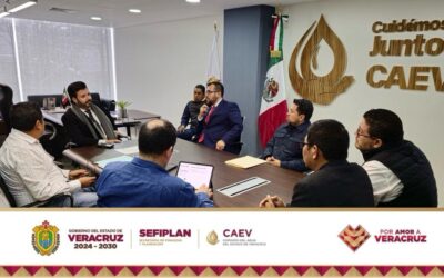 CAEV llevará a cabo la reparación de fugas y baches en Tuxpan, como resultado de acuerdos con el alcalde Dr. Jesús Fomperoza