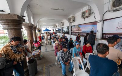 Gran afluencia se ha registrado en los primeros días del cobro del Impuesto Predial 2025, en Tuxpan