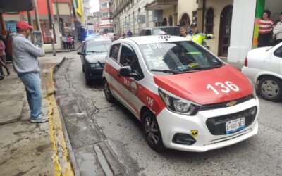 Le dieron por «Detroit» al TAXI #136 en el mero centro