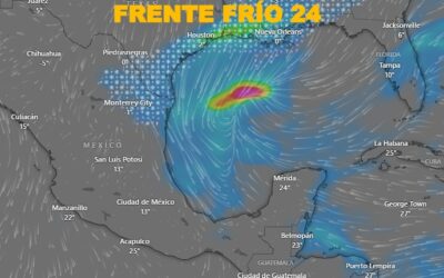 El Frente Frío 24 se reactivó este martes, por lo que el Gobierno de Tuxpan pide a la población tomar precauciones