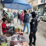 Nuevo operativo de retiro de vendedores ambulantes en calles de la zona centro de Tuxpan