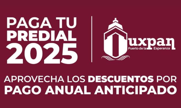 Viernes 3 de enero inicia cobro del Impuesto Predial en Tuxpan