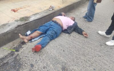 Motociclista lesionado en accidente en la Escudero