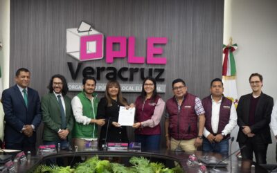 Morena y aliados registran coalición “Sigamos Haciendo Historia” en Veracruz