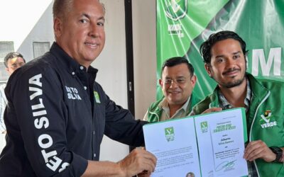 Alberto Silva Ramos recibe nombramiento como Coordinador General del Comité Ejecutivo Municipal del Partido Verde en Tuxpan