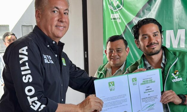 Alberto Silva Ramos recibe nombramiento como Coordinador General del Comité Ejecutivo Municipal del Partido Verde en Tuxpan