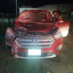 Aparatoso choque en la Avenida López Mateos deja un lesionado leve