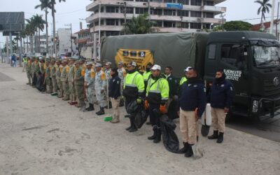 El Ejército Mexicano y la Guardia Nacional lideran jornada de labor social en Tuxpan