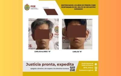Carlos Alonso «N» y Carlos «N» sentenciados a 50 años de prisión por secuestro