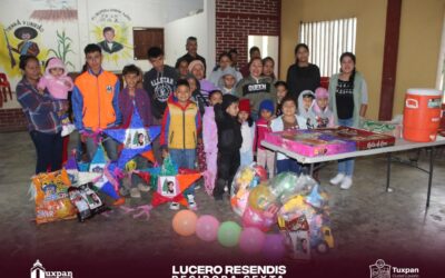 Celebran el Día de Reyes en Benito Juárez con juguetes, piñatas y Rosca tradicional