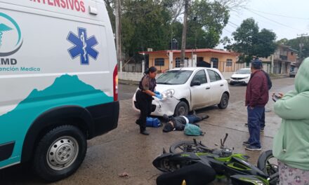 Accidente vehicular en Santiago de la Peña deja a una mujer lesionada