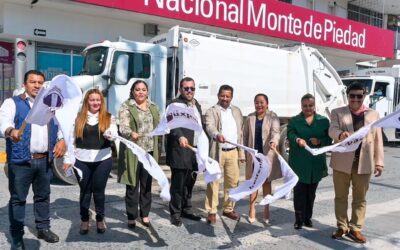 Se suman otros 10 camiones recolectores de basura a la limpia pública de Tuxpan, con lo que se mejorará el servicio