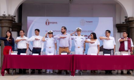 Gobierno de Tuxpan realiza Lunes Cívico por el Aniversario Luctuoso del Gral. Vicente Guerrero