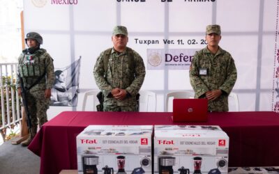Defensa inició en Tuxpan el “Canje de Armas”, en el marco de la acción institucional denominada «Sí al Desarme, Sí a la Paz»