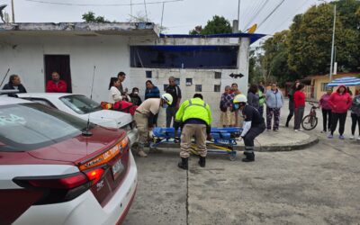 Taxi fuera de control siembra el caos en Santiago de la Peña