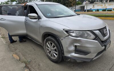 Agente municipal de Barra Norte involucrado en accidente de tráfico en La Calzada