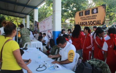 Ejército Mexicano y GN realizan Jornada de Labor Social