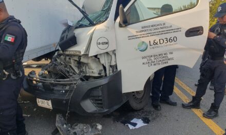 Aparatoso choque en la autopista Tuxpan-Tampico; conductor de Urban se habría dormido al volante