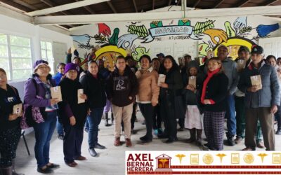 Promueven salud y alimentación sostenible en Cañada Rica con huertos familiares