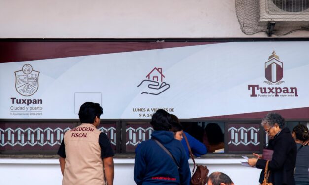Continúa en Tuxpan el cobro del Impuesto Predial 2025 y años anteriores, en horario de 9:00 a.m. a 14:00 p.m.