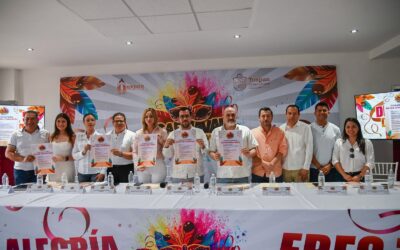 Del 1° al 5 de mayo será el Carnaval Tuxpan 2025: La Alegría eres Tú