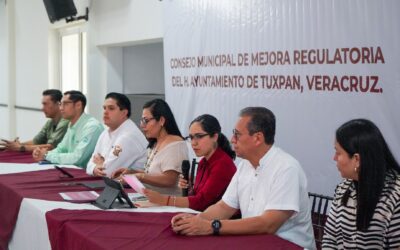 Tuxpan destaca a nivel estatal por la implementación efectiva de mejora regulatoria